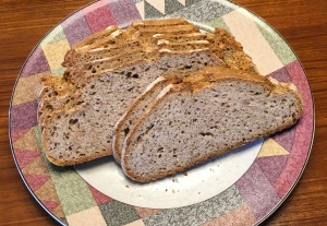 sourdough rye-wheat bread graubrot